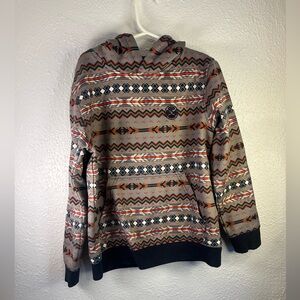 Hooey Aztec Youth Small Hoodie Sweatshirt